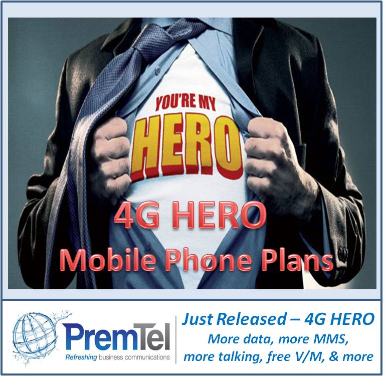 PremTel 4G Hero Mobile Plans